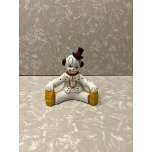 Vintage Nanco Porcelain Clown Sitting Holding Feet